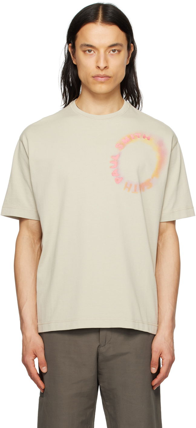 Majica Paul Smith Paul Smith Solar Flare T-Shirt Bež | M1R-110Y-KP3692-08