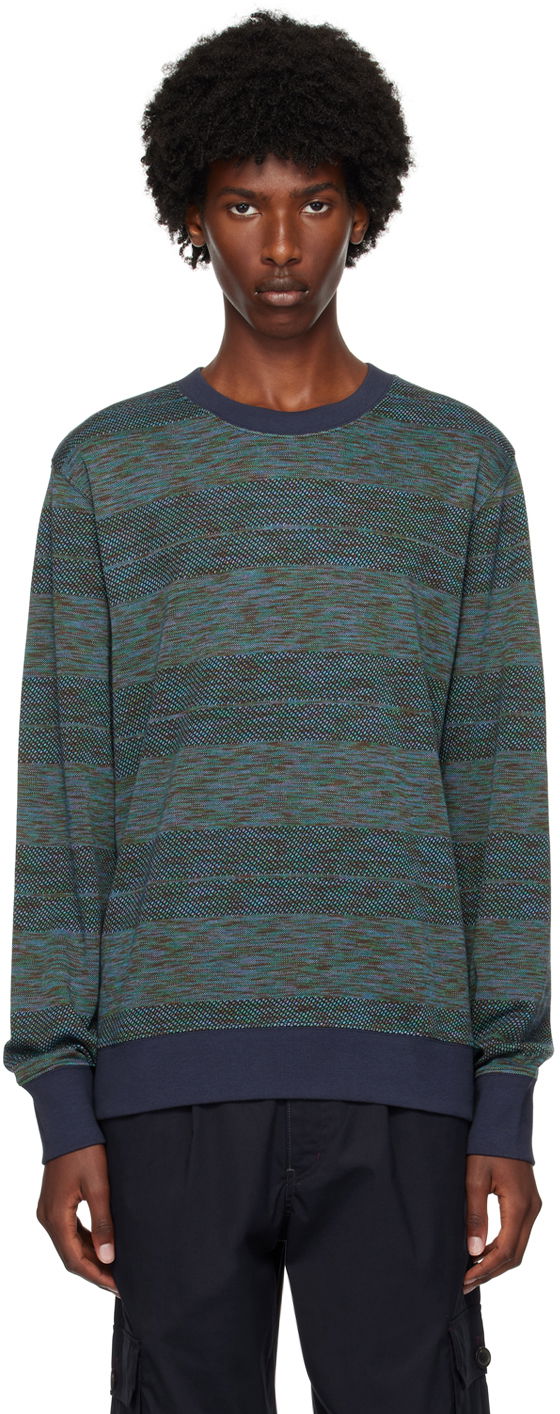 Pleteni pulover Paul Smith PS Paul Smith Jacquard Sweatshirt Večbarvna | M2R-668U-N22131-48