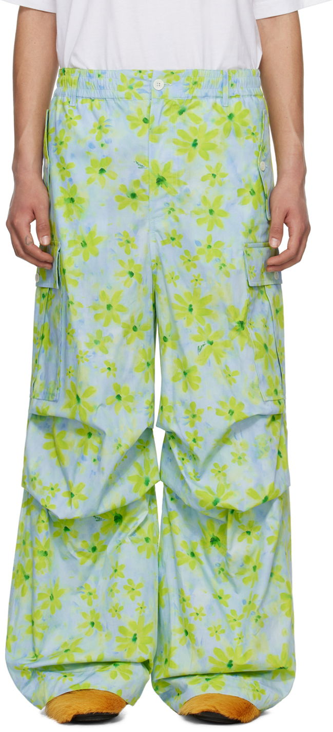 Cargo hlače Marni Parade Cargo Pants Zelena | PUMU0247A1 UTC330