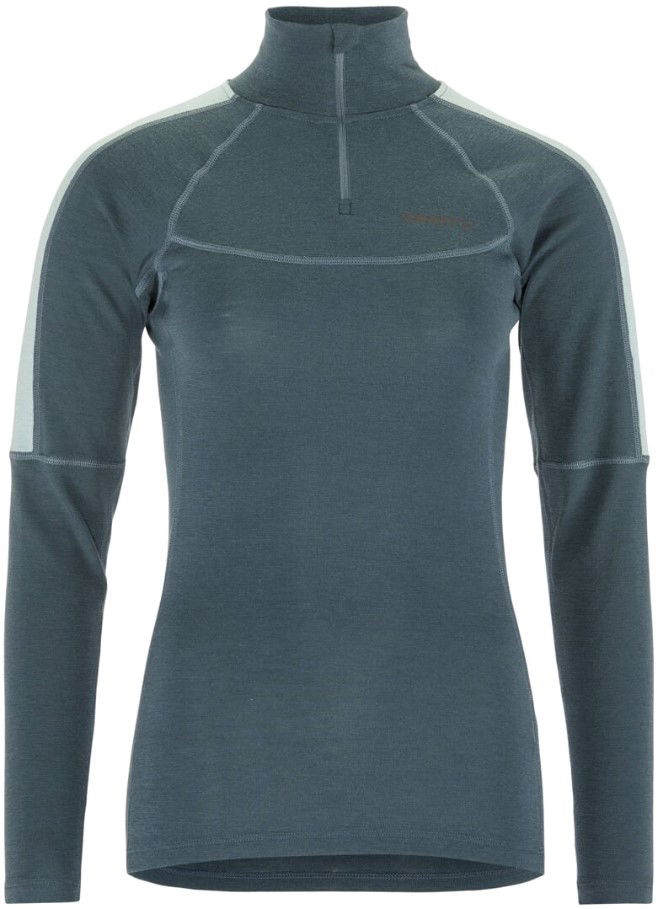 Pleteni pulover Craft Craft ADV Wool Merino HZ Women's Long Sleeve Top Modra | 1914107-387364