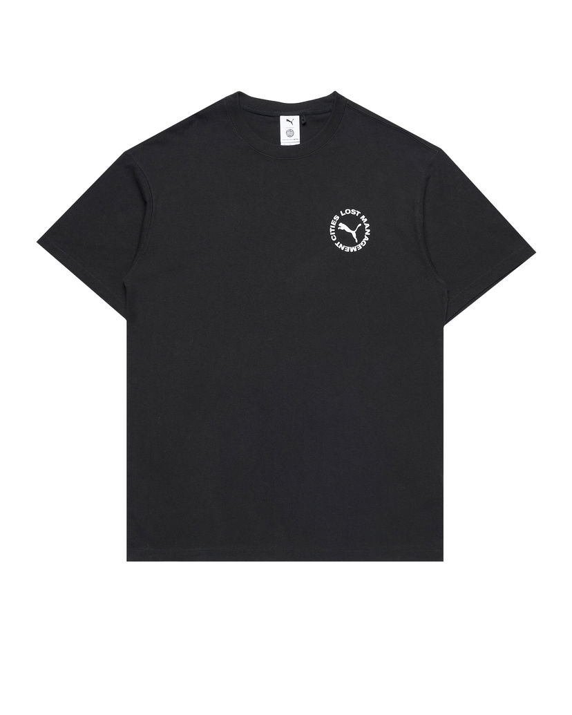 Majica Puma Lost Management Cities x Cat Graphic T-Shirt Črna | 628043-01