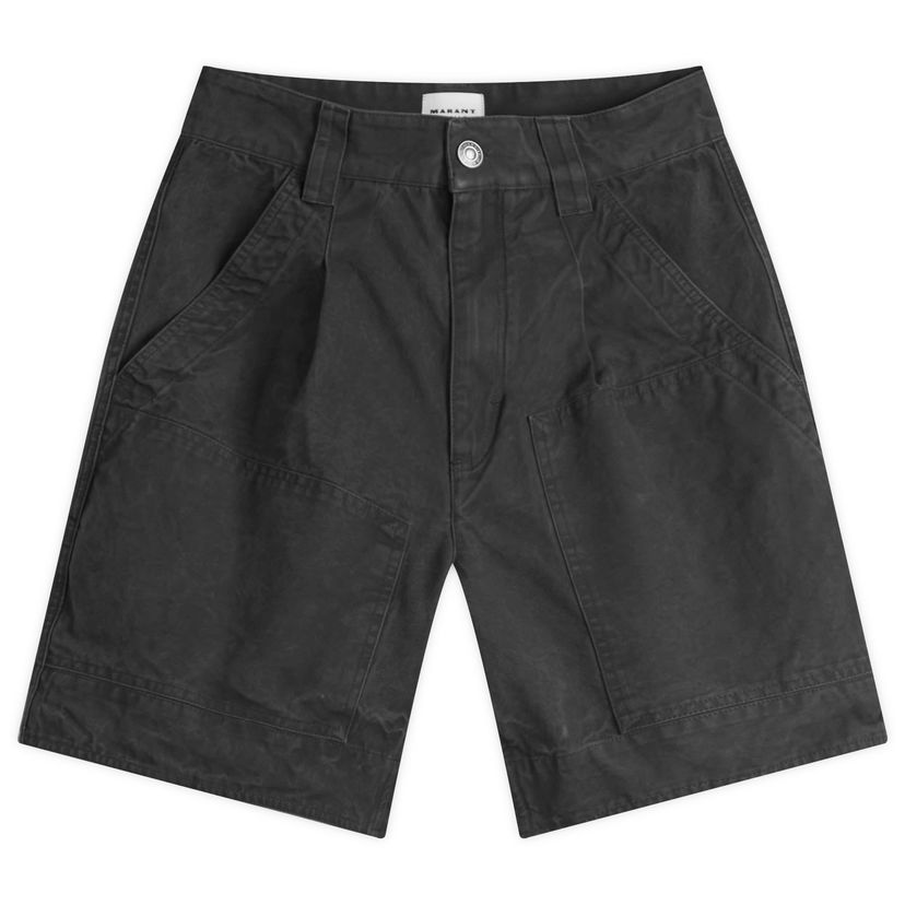 Kratke hlače Isabel Marant Étoile Isabel Marant Étoile Katja Baggy Cargo Shorts, Size X-Small Črna | SH0190FA-C1G01E
