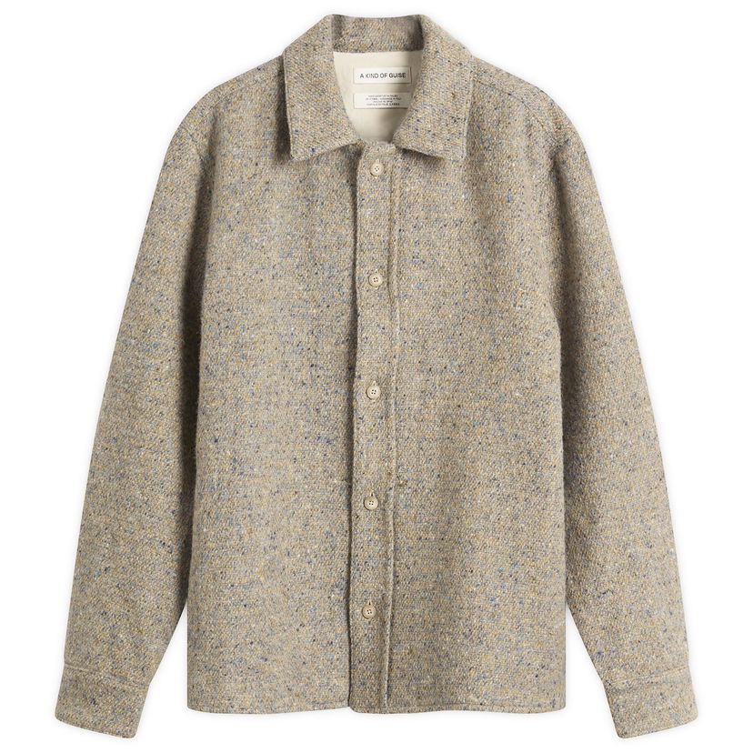 Jakna A Kind of Guise Cullu Speckled Tweed Overshirt Večbarvna | 157-14804-626