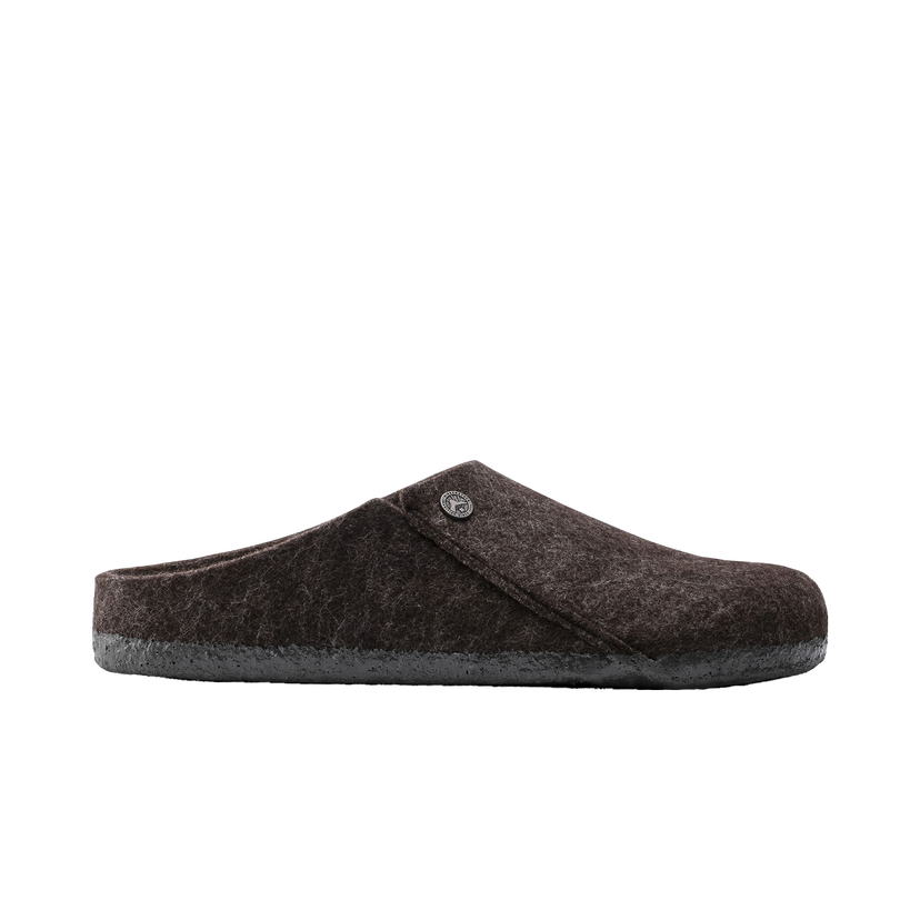 Superge in čevlji Birkenstock Zermatt Shearling Clog Wool Felt Mocha Črna | 1016570/1016571
