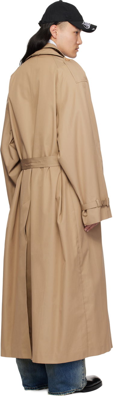 Trenčkot VETEMENTS Vetements Runway Double Trench Coat Bež | UA66CO400S, 2