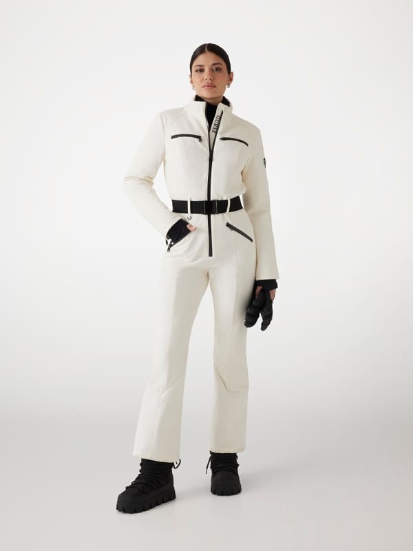 Kombinezon GUESS Slim-Fit Ski Jumpsuit Bela | W4PD1MWH1S0