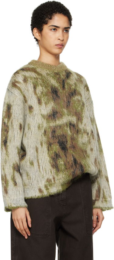 Pleteni pulover The Attico Attico Abstract Knit Sweater Zelena | 250WCK00115 KAC001AA, 1