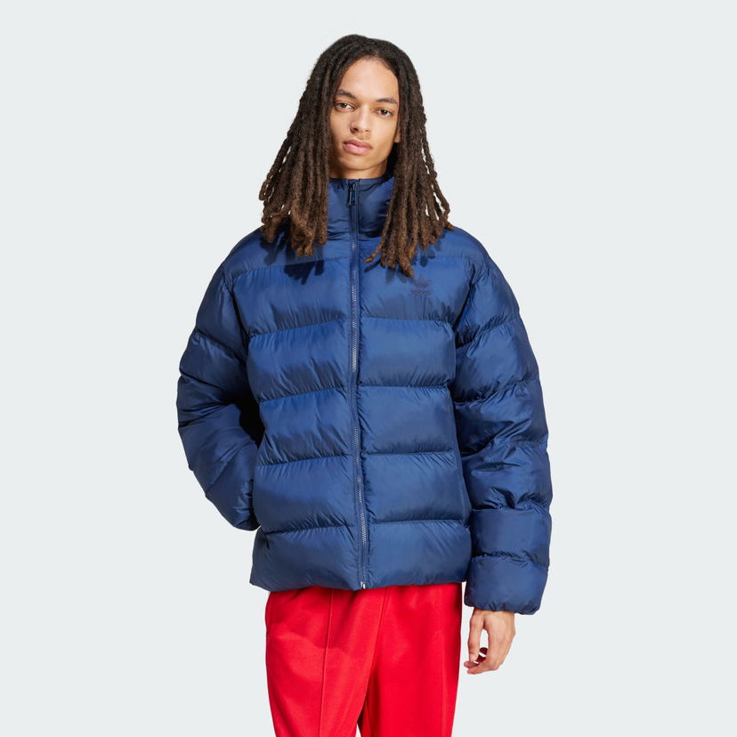 Puhovka adidas Performance Tonal Hooded Puffer Jacket Modra | IY3397