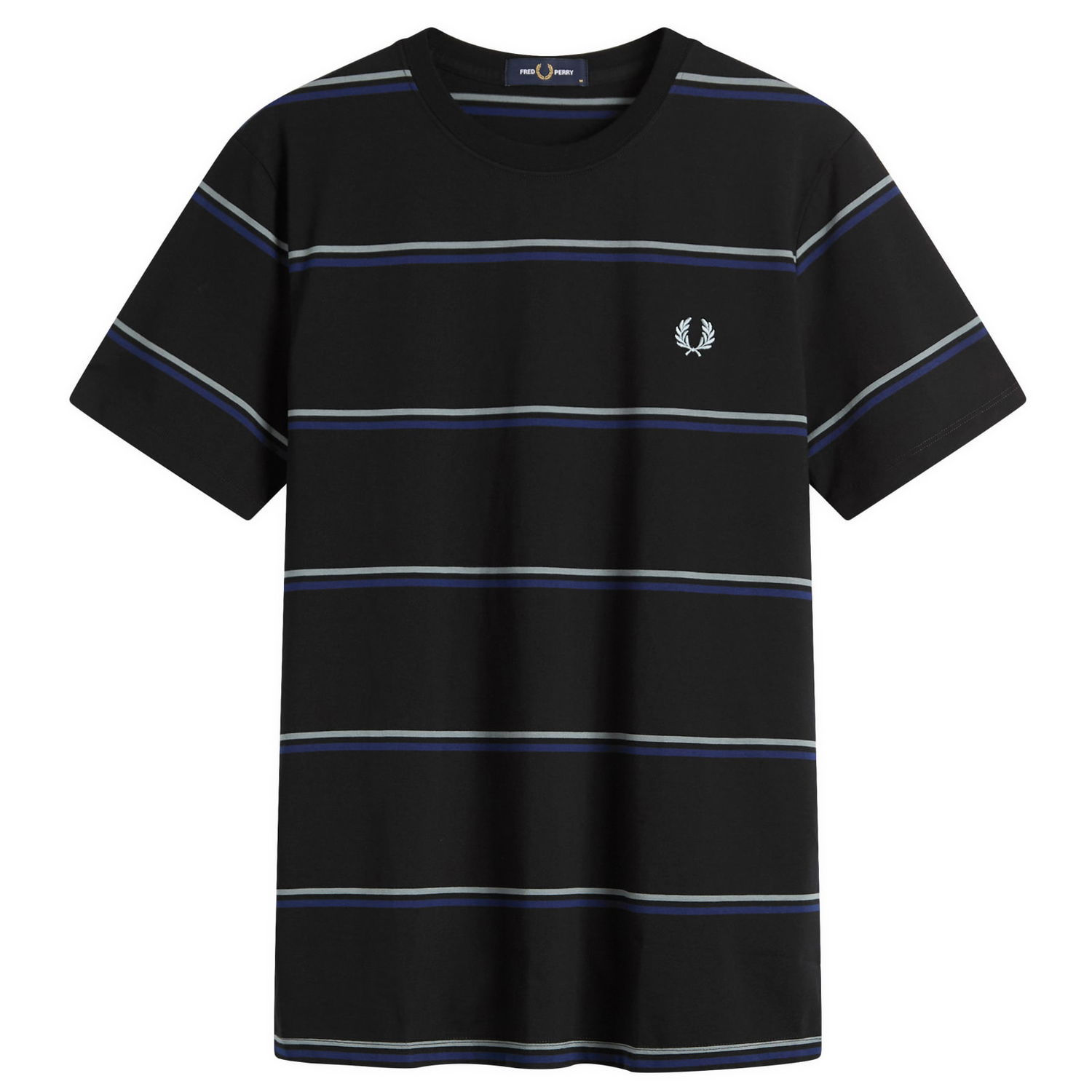 Majica Fred Perry Fred Perry Fine Stripe T-Shirt, Size Large Črna | M1734-102, 0