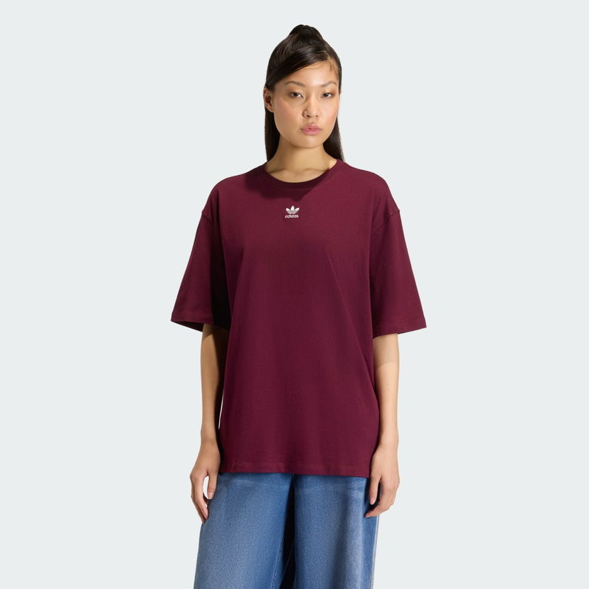 Majica adidas Performance Boyfriend Tee Bordo | KW1906