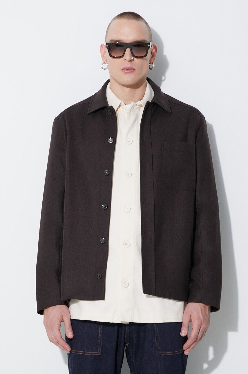 Jakna A.P.C. Wool Jacket Rjava | WOAPN.H02871, 0