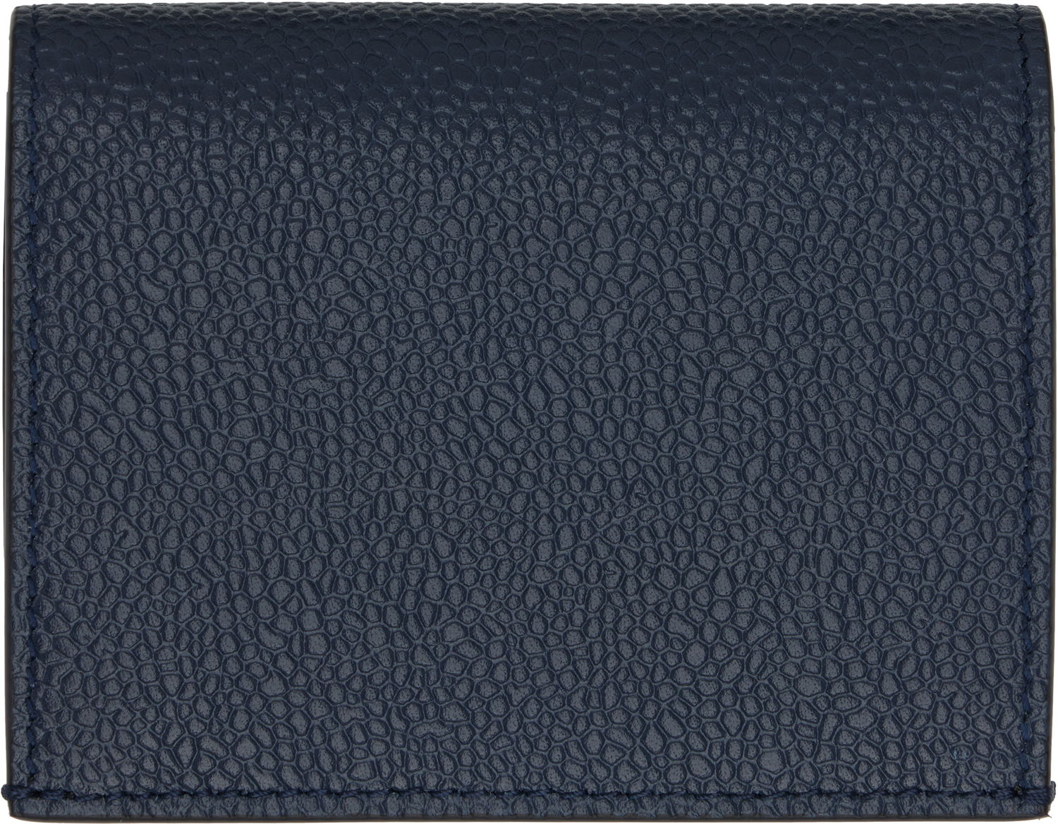 Denarnica Thom Browne Thom Browne Pebble Grain 4-Bar Double Card Holder Mornarica | UAW076A-00198, 1