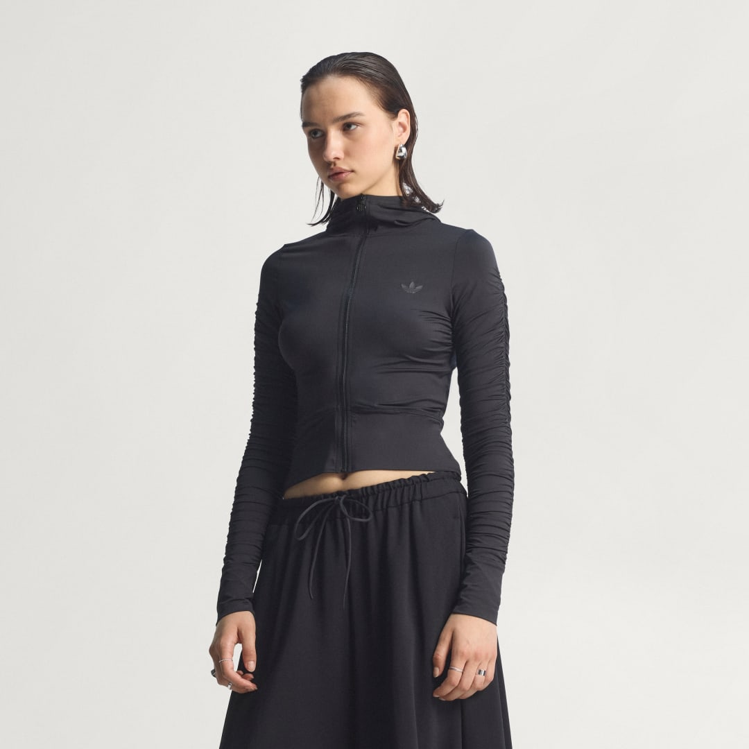 Jakna adidas Performance Ruched Track Top Črna | JW2807, 0