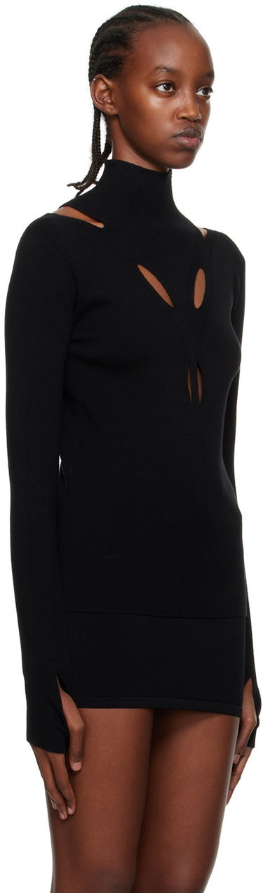 Pleteni pulover Dion Lee Cutout Turtleneck Top Bela | C7079P22, 4