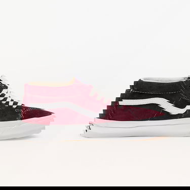 Superge in čevlji Vans Sk8-Mid Reissue 83 LX Pig Suede Bordo | VN000CQQ4QU1, 1