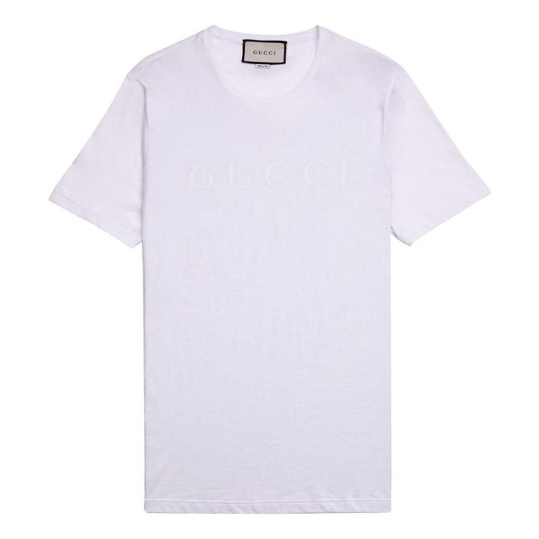 Majica Gucci Classic Logo T-Shirt Bela | 441685-X3A80-9000