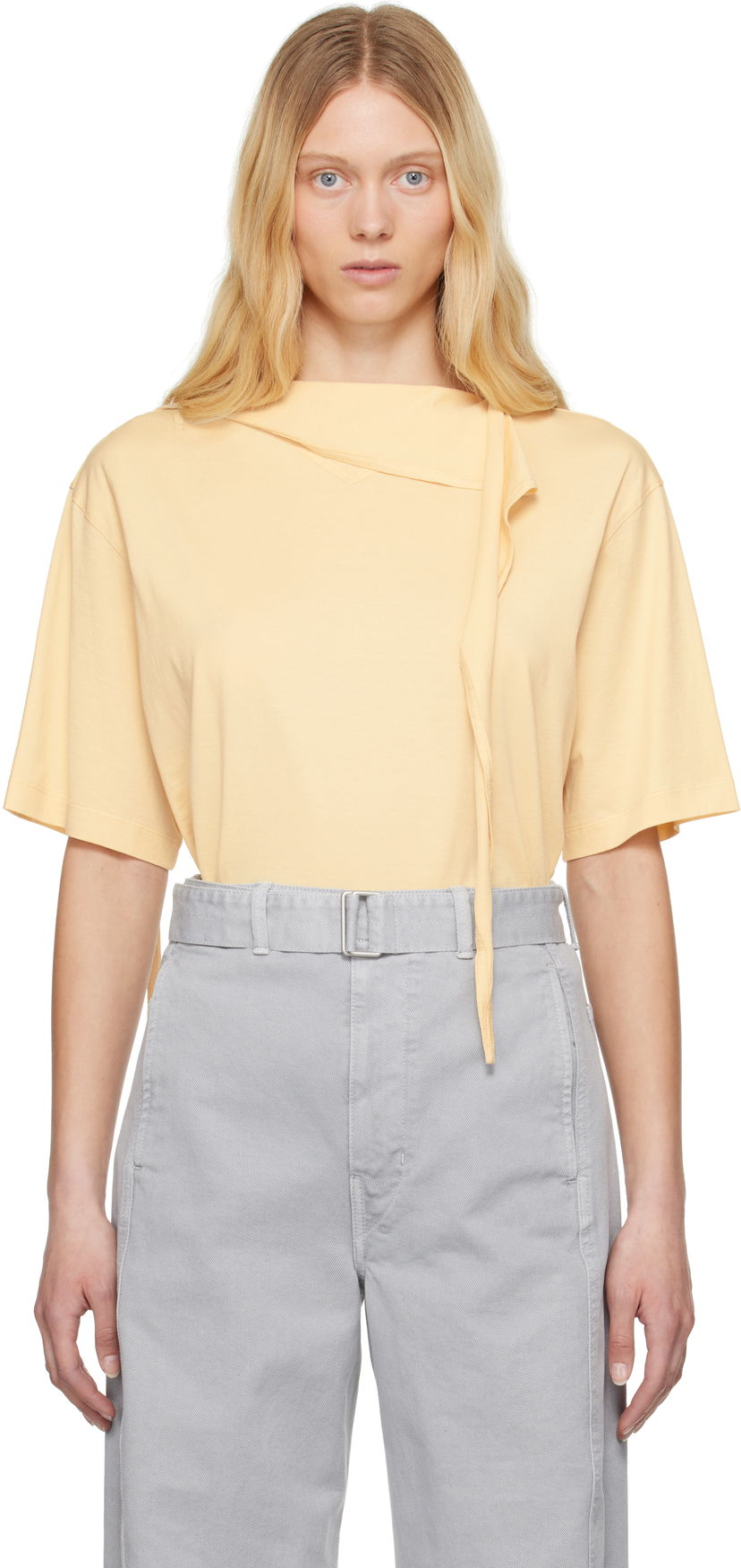 Majica LEMAIRE Lemaire Foulard T-Shirt Rumena | TO1384 LJ1018