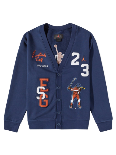 Pleteni pulover Jordan x Eastside Golf Cardigan Mornarica | DV5430-410