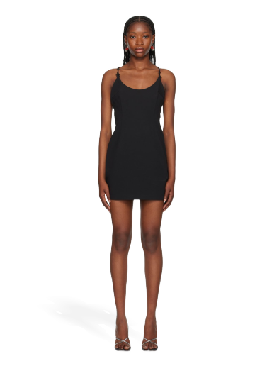 Obleke HERON PRESTON Barbedwire Minidress Črna | HWDB073F23FAB0011000