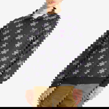 Vetrovka Needles Kae Tanaka Poly Jacquard Track Jacket, Size Large Črna | QV424, 2