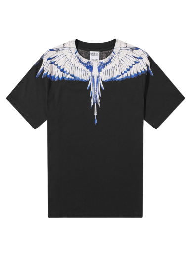 Majica Marcelo Burlon Icons Wings Tee Črna | CMAA018C99JER0011001