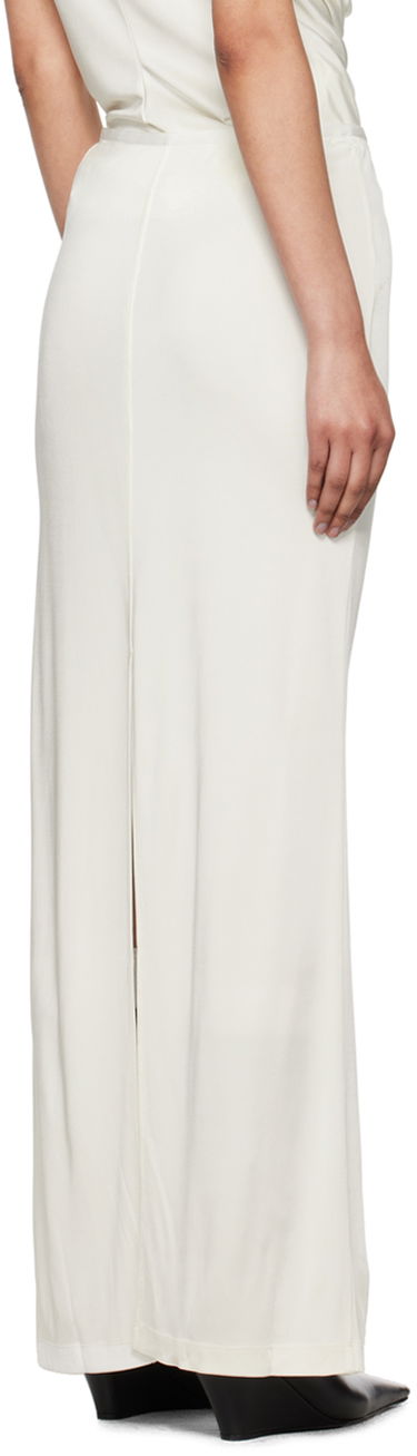 Krila Helmut Lang Helmut Lang Slit Maxi Skirt Bela | O05HW302, 2