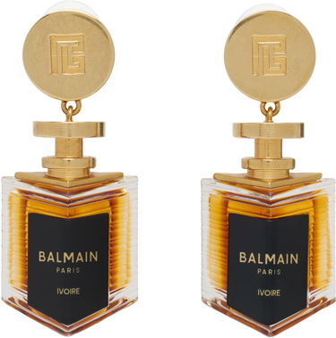Uhani Balmain Balmain Perfume Clip-on Earrings Kovinski | EN0XI492KBXI, 0