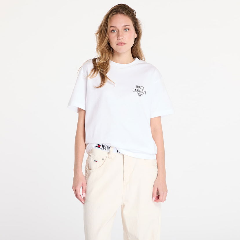 Majica Carhartt WIP T-shirt S/S Hotel Keys T-Shirt UNISEX White/ Black S Bela | I033959.00AXX