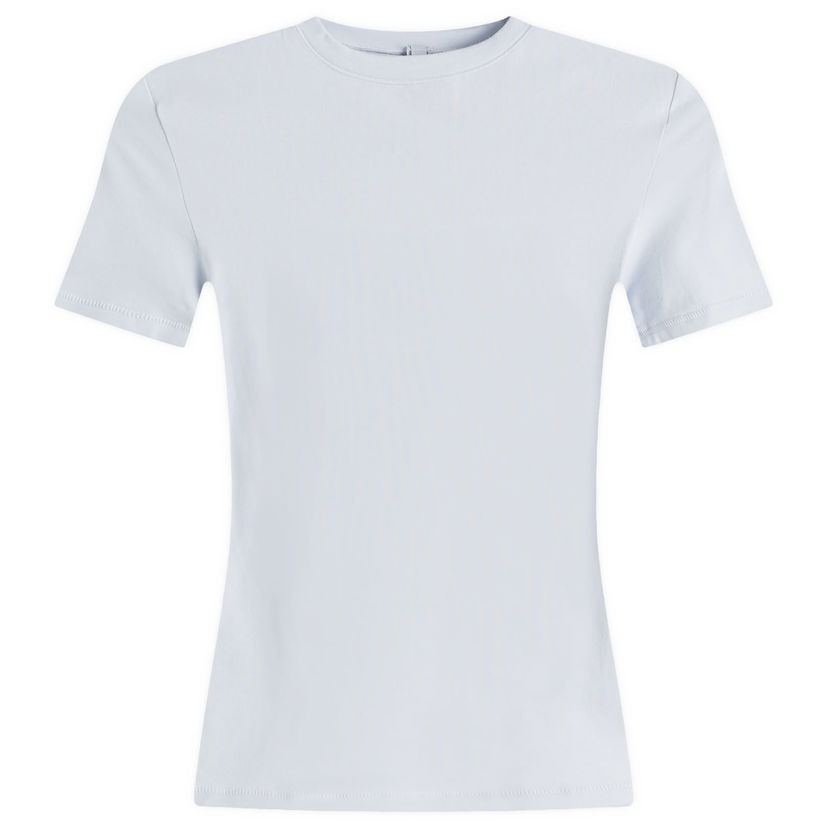 Majica SKIMS SKIMS Cotton Jersey T-Shirt, Size Large Bela | AP-TSH-0638-ZENBLUE
