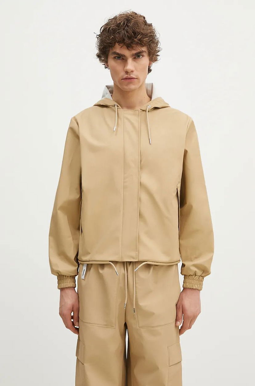 Pulover Rains Hooded Casual Jacket Bež | 18040