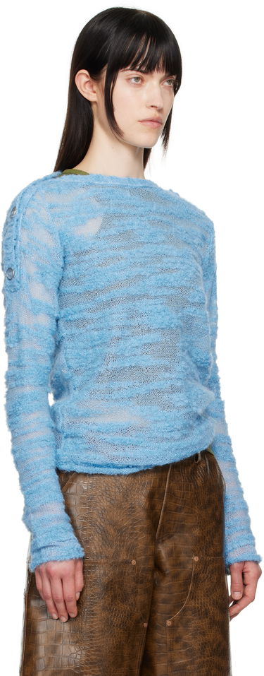 Pleteni pulover Andersson Bell Andersson Bell Fifi Button Knit Sweater Modra | atb1261w, 1
