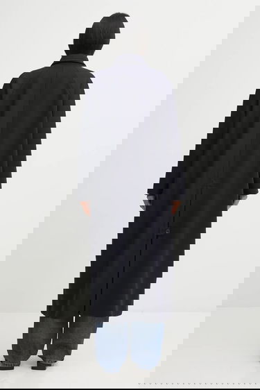 Plašči A.P.C. Long Wool Blend Coat Gaia Mornarica | WVBEB.F01533, 2