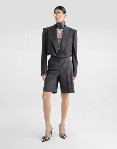 Majica brez rokavov Dolce & Gabbana Sequin Embellished Tulle Top Siva | F7AL2TFLSKBS0998, 1