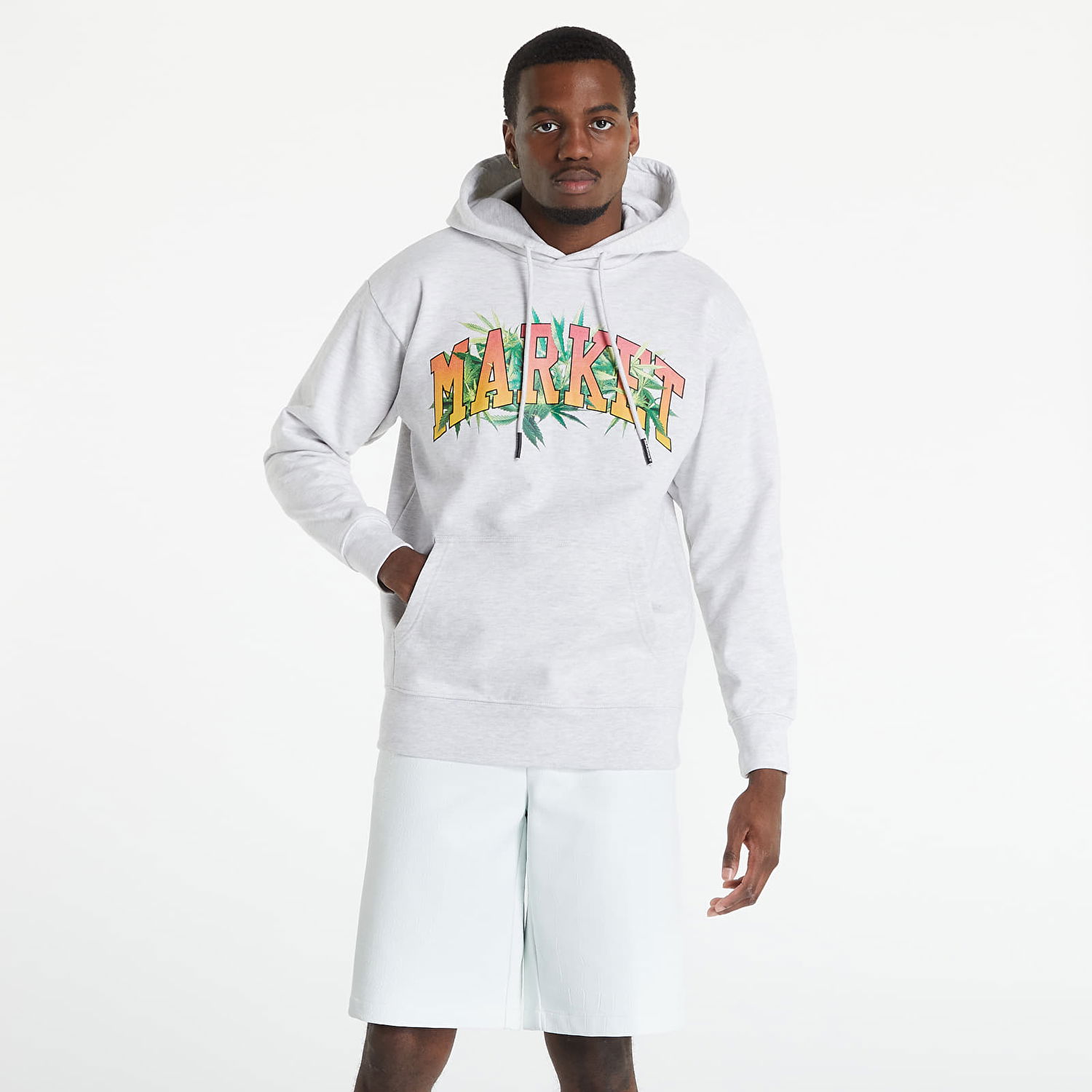 Pulover MARKET Arc Herbal Remedy Hoodie Siva | 397000351, 0