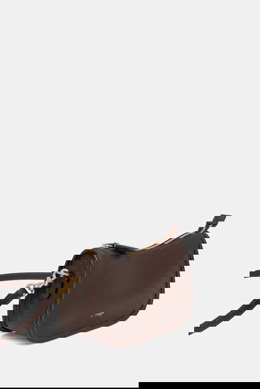 Torba za čez ramo Coach Waverly Crescent Chain Shoulder Bag Rjava | CCC36, 2