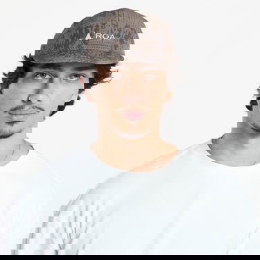 Kapa ROA ROA Bri Melted Print Open Weave Cap Rjava | RBMW299FA54 GRN0010, 0