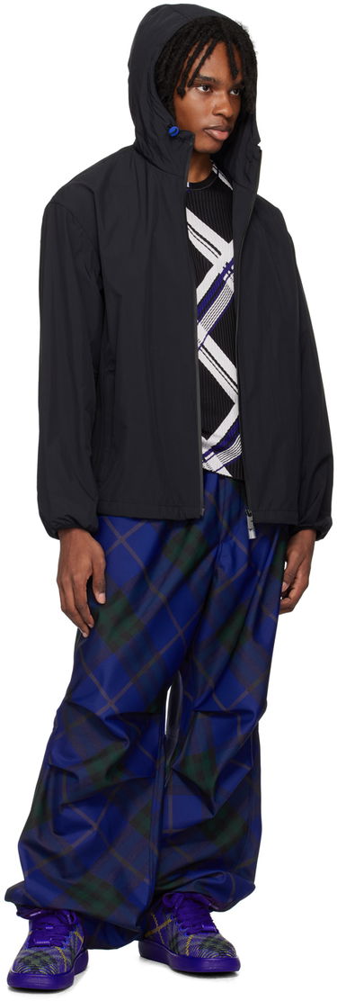 Zatiči Burberry Burberry Check Knit Box Lila | 8088827, 4