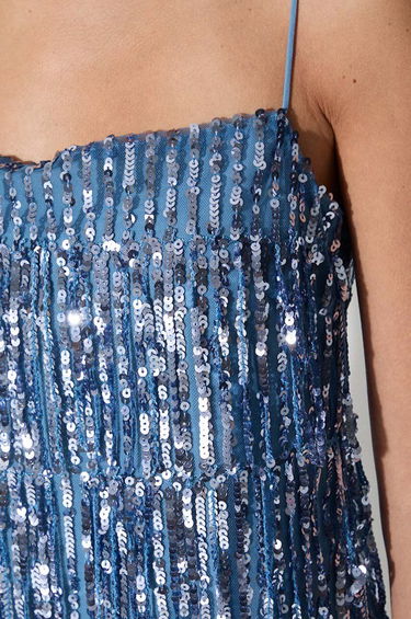 Majica brez rokavov Samsoe Samsoe Sequined Fringe Cami Top by Samsoe Samsoe Modra | F23200094, 5