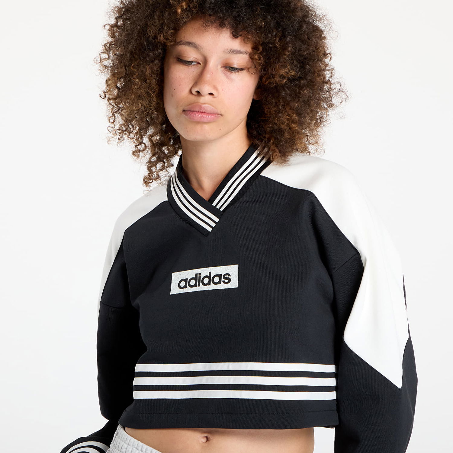 Pulover adidas Performance Blocking Crewneck Sweatshirt Črna | JW7273, 1