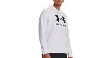 Pulover Under Armour Rival Fleece Bela | 1379758-100, 1