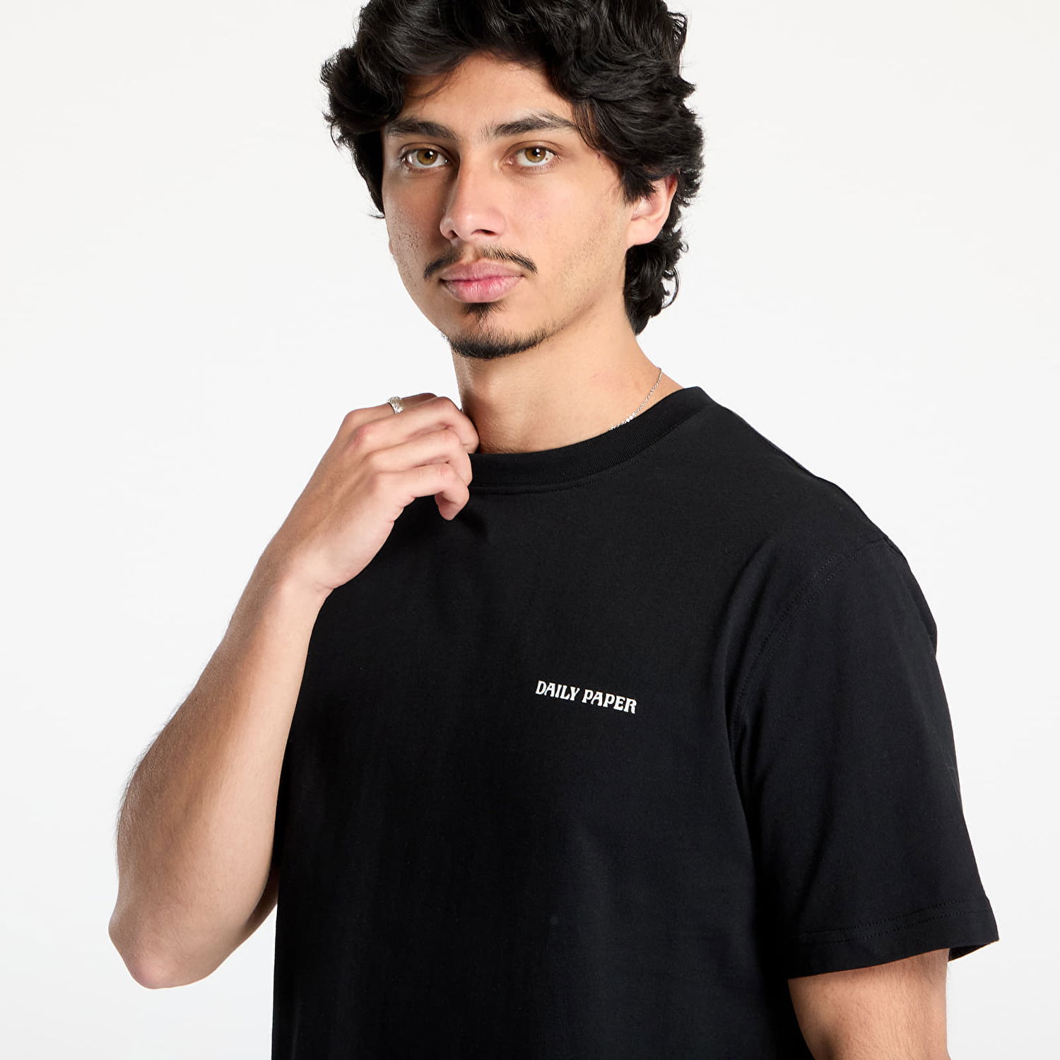 Majica DAILY PAPER Daily Paper Wrapper T-Shirt Črna | 2513094, 1