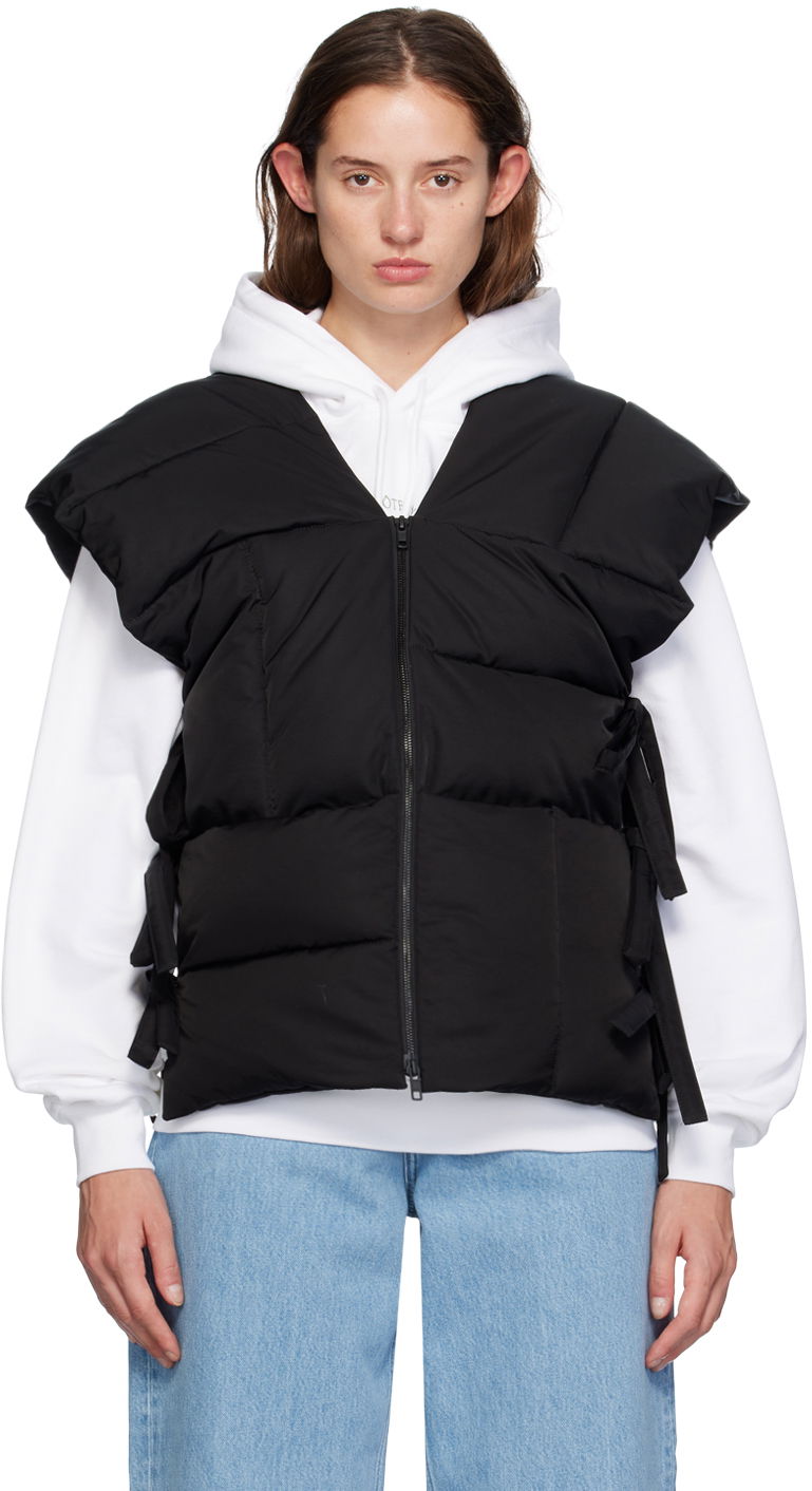 Puhovka KENZO Black Paris Sleeveless Puffer Jacket Črna | FE62OU1269CE