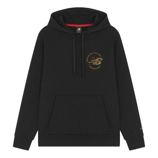 Pulover New Balance Men's CNY New Year Series Logo Hoodie Črna | AMT21351-BK