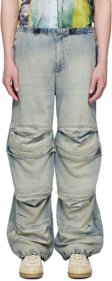 Cargo hlače Diesel Relaxed D-Dayetz Jeans by Diesel Modra | A17317-0ABDF-01, 0