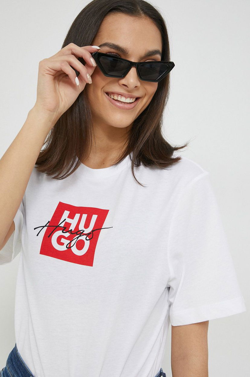 Majica BOSS HUGO T-Shirt Bela | 50485373