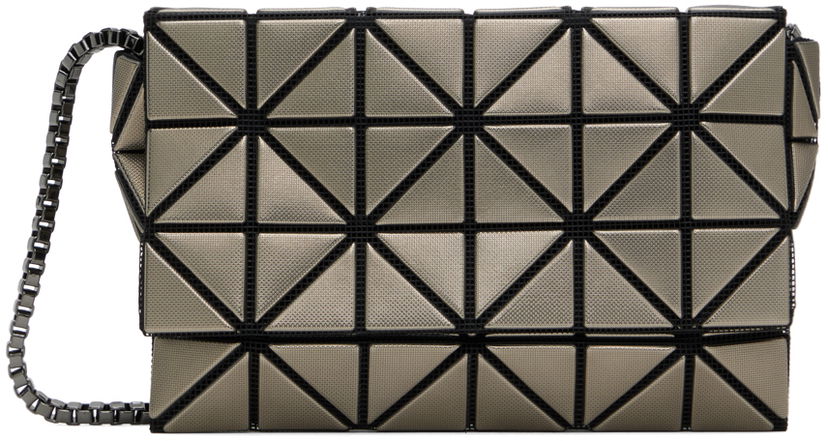 Torbica BAO BAO ISSEY MIYAKE Metallic Geometric Pattern Shoulder Bag Kovinski | BB48AG171