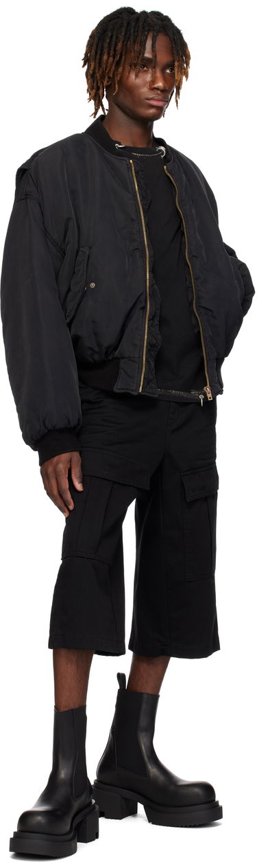 Bomber jakna We11done We11done Curved Bomber Jacket Črna | WD-JP0-25-005-U-BK, 3
