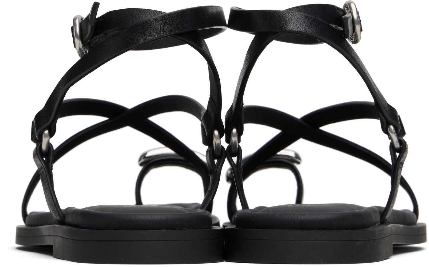 Modni dodatki rag & bone rag & bone Geo Toe Ring Sandals Črna | WFF25PF1011LE11, 1