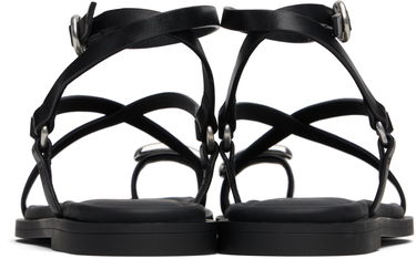 Modni dodatki rag & bone rag & bone Geo Toe Ring Sandals Črna | WFF25PF1011LE11, 1