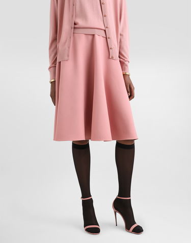 Krila Dolce & Gabbana Dolce & Gabbana Woolen Midi Circle Skirt Roza | F4C02TFU2L8F0473, 3